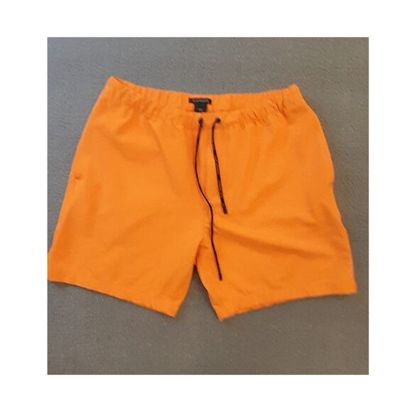 Club Monaco Orange Athletic Shorts S/P Casual Summer Activewear - Picture 1 of 12